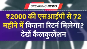 2k SIP Investment Calculation